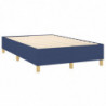 Boxspringbett mit Matratze & LED Blau 120x200 cm Stoff