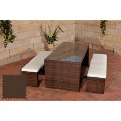Gartenbar Coruna Terrabraun