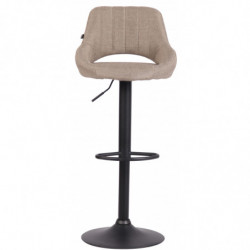 Barhocker Milet Stoff schwarz