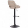 Barhocker Milet Stoff schwarz