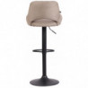 Barhocker Milet Stoff schwarz