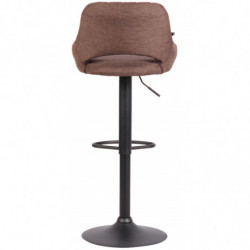 Barhocker Milet Stoff schwarz