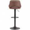 Barhocker Milet Stoff schwarz