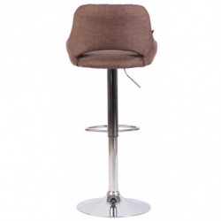 Barhocker Milet Stoff chrom