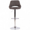 Barhocker Milet Stoff chrom