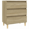 Sideboard Sonoma-Eiche 60x35x70 cm Holzwerkstoff