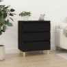 Sideboard Schwarz 60x35x70 cm Holzwerkstoff