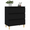 Sideboard Schwarz 60x35x70 cm Holzwerkstoff