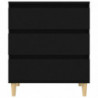 Sideboard Schwarz 60x35x70 cm Holzwerkstoff