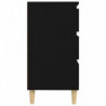 Sideboard Schwarz 60x35x70 cm Holzwerkstoff