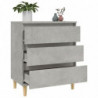 Sideboard Betongrau 60x35x70 cm Holzwerkstoff