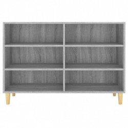 Sideboard Grau Sonoma 103,5x35x70 cm Holzwerkstoff