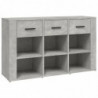 Sideboard Betongrau 100x30x59,5 cm Holzwerkstoff