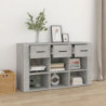 Sideboard Betongrau 100x30x59,5 cm Holzwerkstoff