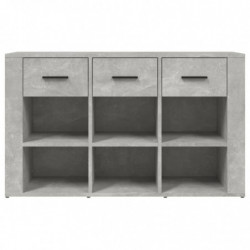 Sideboard Betongrau 100x30x59,5 cm Holzwerkstoff