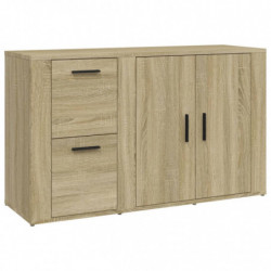 Sideboard Sonoma-Eiche 100x33x59,5 cm Holzwerkstoff