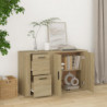 Sideboard Sonoma-Eiche 100x33x59,5 cm Holzwerkstoff