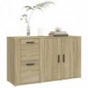 Sideboard Sonoma-Eiche 100x33x59,5 cm Holzwerkstoff