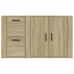 Sideboard Sonoma-Eiche 100x33x59,5 cm Holzwerkstoff