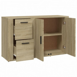 Sideboard Sonoma-Eiche 100x33x59,5 cm Holzwerkstoff