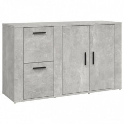 Sideboard Betongrau 100x33x59,5 cm Holzwerkstoff