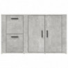 Sideboard Betongrau 100x33x59,5 cm Holzwerkstoff