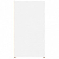 Sideboard Weiß 100x33x59,5 cm Holzwerkstoff