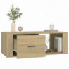 Couchtisch Sonoma-Eiche 100x50,5x35 cm Holzwerkstoff