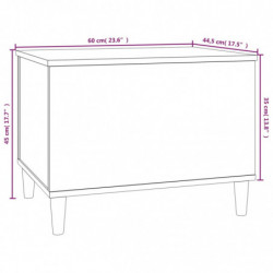 Couchtisch Grau Sonoma 60x44,5x45 cm Holzwerkstoff