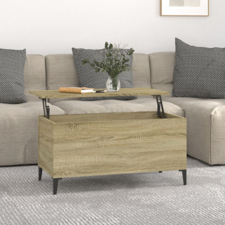 Couchtisch Sonoma-Eiche 90x44,5x45 cm Holzwerkstoff