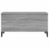 Couchtisch Grau Sonoma 90x44,5x45 cm Holzwerkstoff