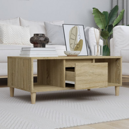 Couchtisch Sonoma-Eiche 90x50x36,5 cm Holzwerkstoff