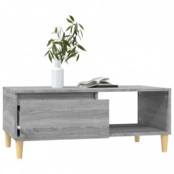 Couchtisch Grau Sonoma 90x50x36,5 cm Holzwerkstoff