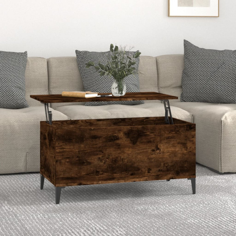 Couchtisch Räuchereiche 90x44,5x45 cm Holzwerkstoff