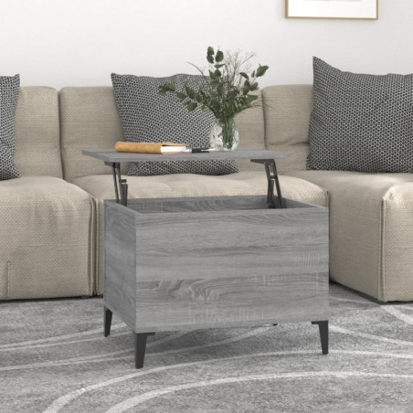 Couchtisch Grau Sonoma 60x44,5x45 cm Holzwerkstoff