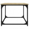 Couchtisch Sonoma Eiche 102x50x40 cm Holzwerkstoff und Eisen