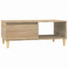 Couchtisch Sonoma-Eiche 90x50x36,5 cm Holzwerkstoff