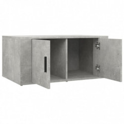 Couchtisch Betongrau 80x50x36 cm Holzwerkstoff