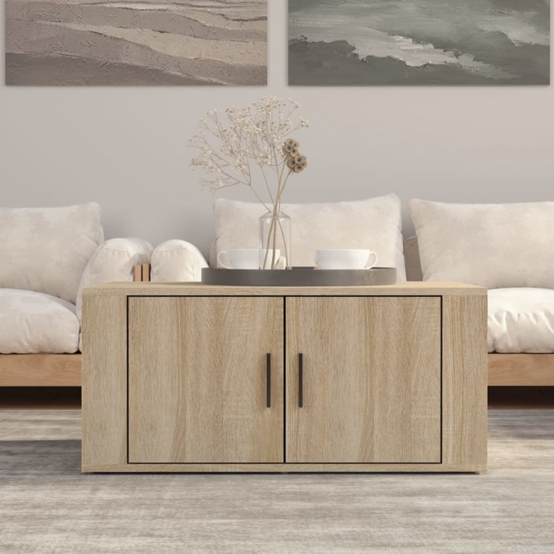 Couchtisch Sonoma-Eiche 80x50x36 cm Holzwerkstoff