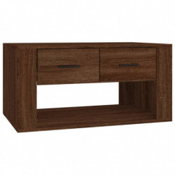 Couchtisch Braun Eichen-Optik 80x50x40 cm Holzwerkstoff