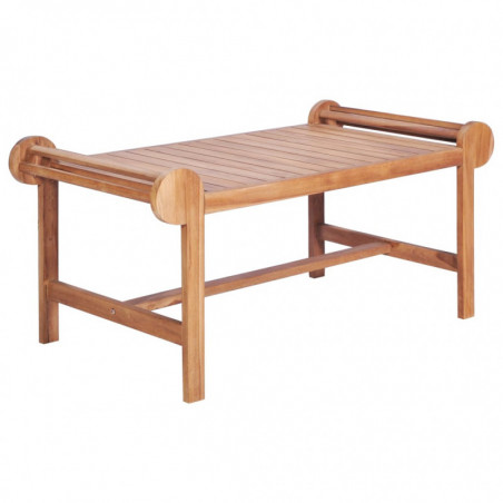 Couchtisch 100 x 50 x 45 cm Teak Massiv