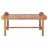 Couchtisch 100 x 50 x 45 cm Teak Massiv