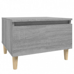 Beistelltisch Grau Sonoma 50x46x35 cm Holzwerkstoff