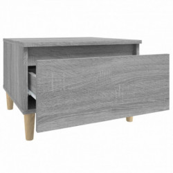 Beistelltisch Grau Sonoma 50x46x35 cm Holzwerkstoff