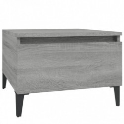 Beistelltische 2 Stk. Grau Sonoma 50x46x35 cm Holzwerkstoff