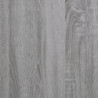 Beistelltisch mit Rollen Grau Sonoma 50x35x55,5cm Holzwerkstoff