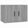 TV-Wandschrank Grau Sonoma 57x34,5x40 cm