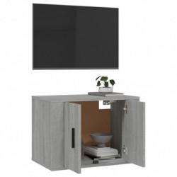 TV-Wandschrank Grau Sonoma 57x34,5x40 cm