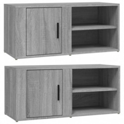 TV-Schränke 2 Stk. Grau Sonoma 80x31,5x36 cm Holzwerkstoff