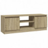 TV-Schrank mit Tür Sonoma-Eiche 102x30x36 cm